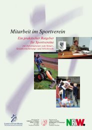 Mitarbeit im Sportverein - Stadtsportverband Dorsten eV