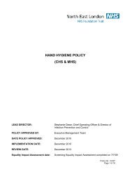 HAND HYGIENE POLICY (CHS & MHS)