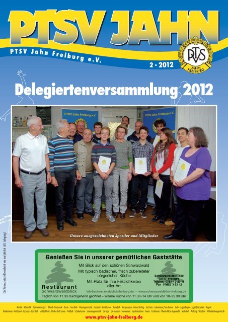 Delegiertenversammlung 2012 - PTSV Jahn Freiburg
