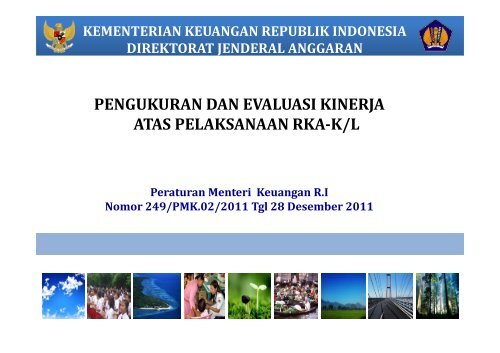 pengukuran dan evaluasi kinerja atas pelaksanaan rka-k/l