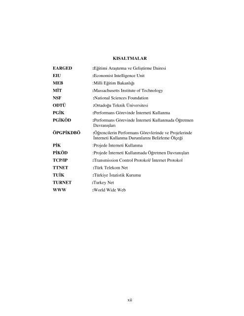 öğrencilerin internetten yararlanma durumları ... - Prof.Dr. Seval Fer