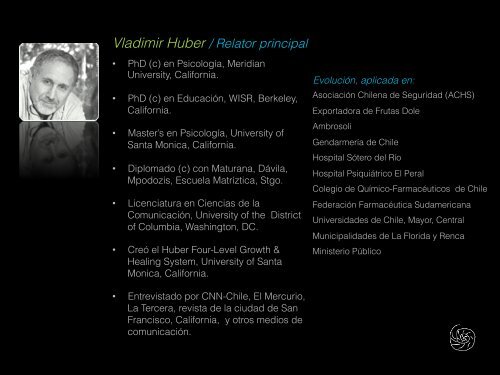 Evolución y Autocuidado - Vladimir Huber