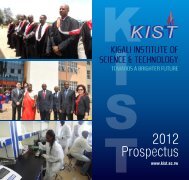 2012 Prospectus - Kigali Institute Of Science And Technology