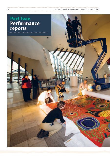 Part two: Performance reports - National Museum of Australia