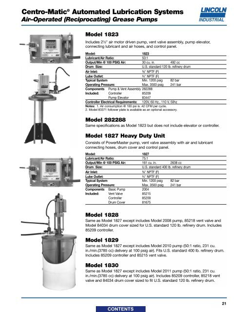 Centro-Matic Lubrication System - Major Furnace Australia provides ...