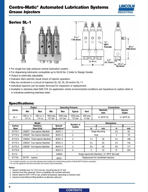 Centro-Matic Lubrication System - Major Furnace Australia provides ...