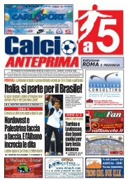 calcio a 5 anteprima 3/08