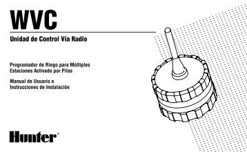 Manual de Usuario - Hunter Industries