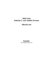 Mini-GuÃ­a SoluciÃ³n 2Âº reto AnÃ¡lisis Forense elhacker.net Kamsky