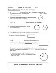 Study Guide for Chapter 10