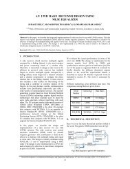 an uwb rake receiver design using mlse equalizer - IRNet Explore