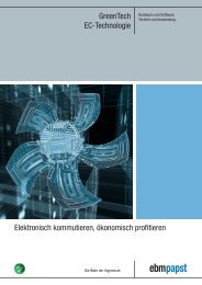 GreenTech EC-Technologie Elektronisch kommutieren ... - ebm-papst