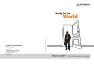 Download Placement Brochure 2014 - School of Management, KIIT ...