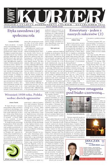 (September) 2009r. No 18 (984) - Nowy Kurier