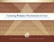 Contesting Workplace Discrimination in Court - American Bar ...