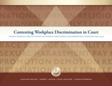 Contesting Workplace Discrimination in Court - American Bar ...