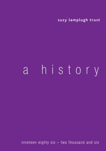 a history - Suzy Lamplugh Trust