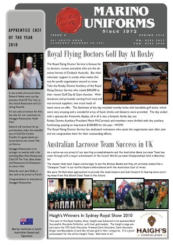 Royal Flying Doctors Golf Day At Roxby - Marino Uniforms