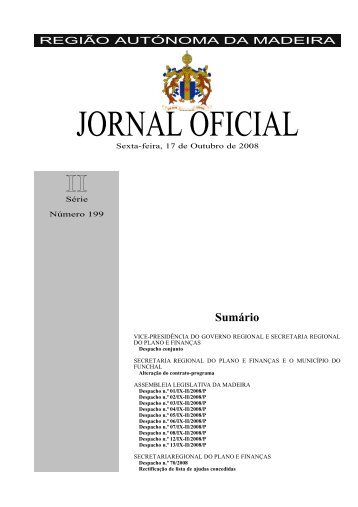 JORNAL OFICIAL - Instituto de Desenvolvimento Regional