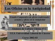 Los Oficios en la AntigÃ¼edad - IES Universidad Laboral