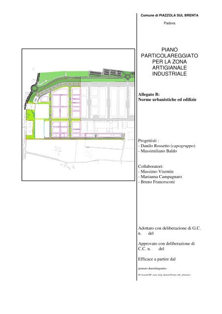 Norme urbanistiche ed edilizie (pdf) - Comune di Piazzola sul Brenta