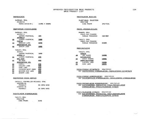 first edition (1980) of the Orange Book - FDA Law Blog