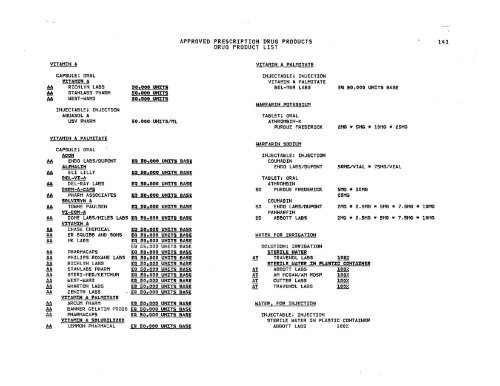 first edition (1980) of the Orange Book - FDA Law Blog