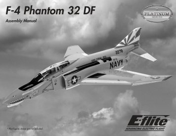 F-4 Phantom 32 DF - E-flite - HobbyTown USA