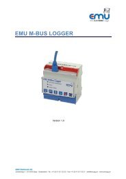EMU M-BUS LOGGER