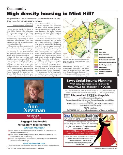 Matthews-Mint Hill - Carolina Weekly Newspapers