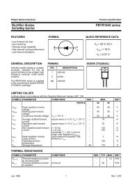 Rectifier diodes Schottky barrier