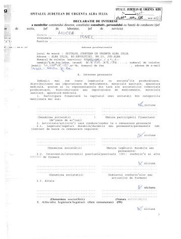 Dr. Mucea Ionel, A.T.I. - Spitalul Judetean de Urgenta Alba