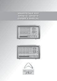 SPX Series Manual - Wharfedale Pro