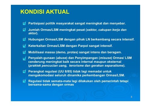 Pembinaan Organisasi Mitra Pemerintah (Jejaring Kemitraan)