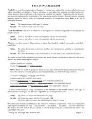 Faulty Parallelism - GPC Home