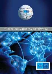 2010 Faaliyet Raporu - TÃƒÂ¼rk Telekom Investor Relations