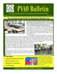 PVAOBulletin June2011 ver 3.pdf - Philippine Veterans Affairs Office