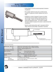 Model 743 Datasheet - SRP Control Systems