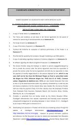 STATE INSTITUTE OF EDUCATION Sector-32, UT Chandigarh ...