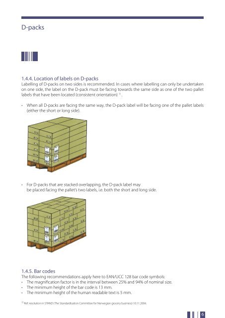 Standard and Pallets - LIAA