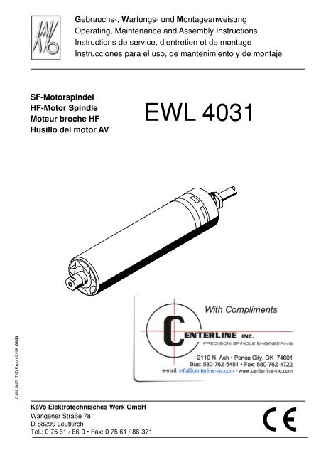 EWL 4031 - Centerline Inc