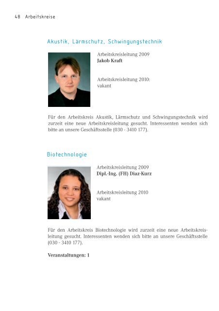 Der Bericht 2009 - (VDI) Berlin-Brandenburg