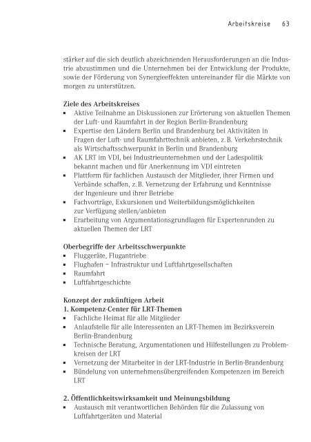 Der Bericht 2009 - (VDI) Berlin-Brandenburg