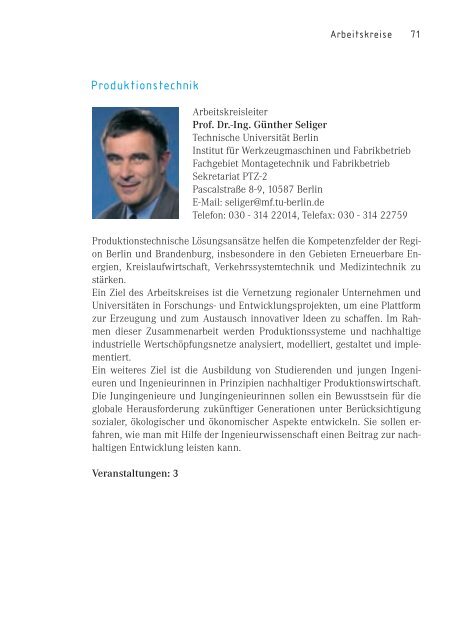 Der Bericht 2009 - (VDI) Berlin-Brandenburg