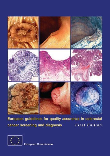 European guidelines for quality assurance in colorectal cancer ...