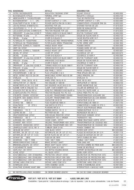 variostar 247 variostar 317, 317-2 operating instructions ... - dpiaca