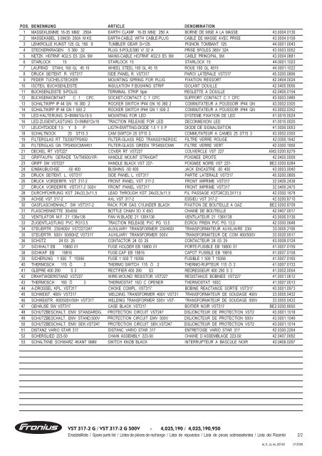 variostar 247 variostar 317, 317-2 operating instructions ... - dpiaca