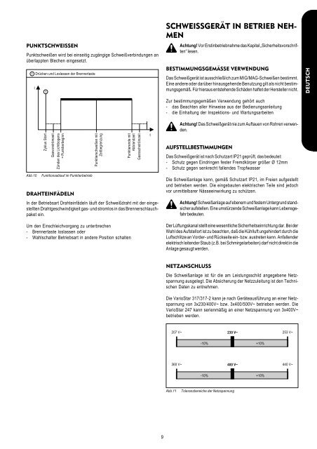 variostar 247 variostar 317, 317-2 operating instructions ... - dpiaca