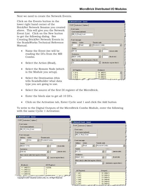 MicroBrick I/O - Industrial Control Links