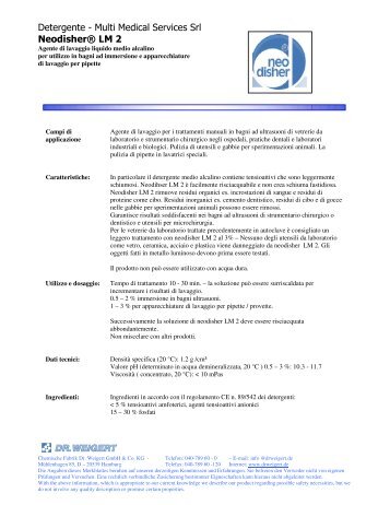 Neodisher LM2.pdf - Multi Medical Service